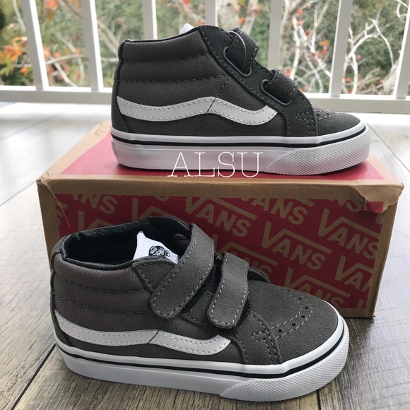 Vans Other - VANS SK8-MID Reissue V  Canvas Suede Charcoal Kids